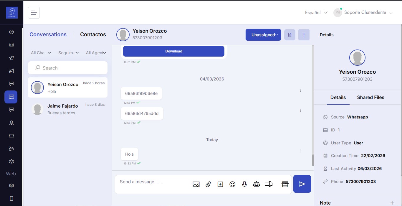 Respuestas automáticas en chats
